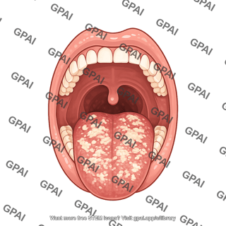 Mouth oral thrush