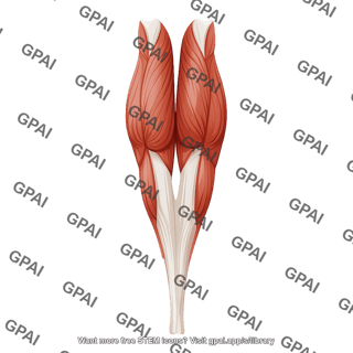Lower leg muscles posterior 961