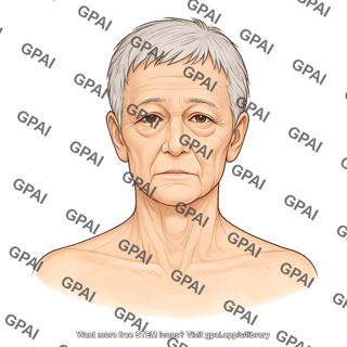 Elderly adult 3 head male anterior 459