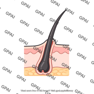 Eyelash follicle