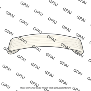 Blank ribbon banner