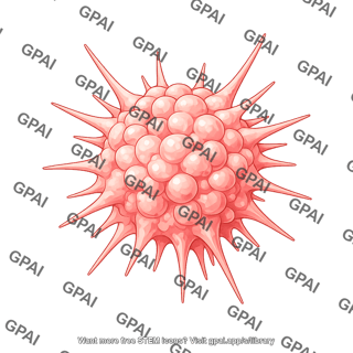 Tumor spiculated 741
