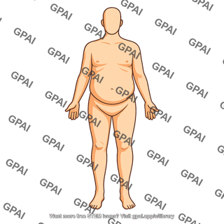Adult male stage i obesity anterior 835