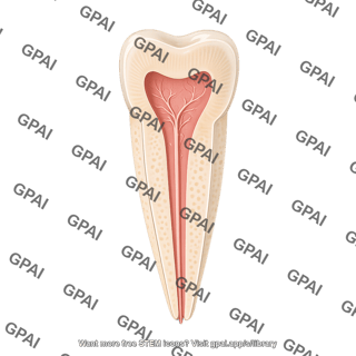 Primary incisor labial view microct