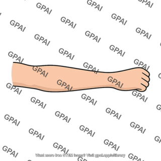 Human forearm fist