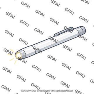 Penlight illuminated