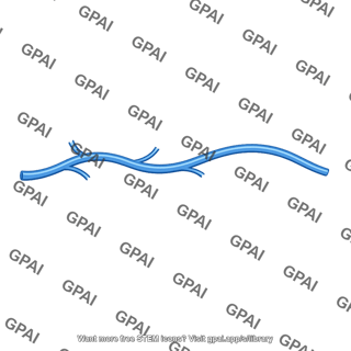Stylized vein
