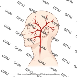 Temporal artery lateral adult male