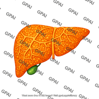 Liver fibrotic with gallbladder