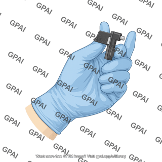 Hand gloved with pam device