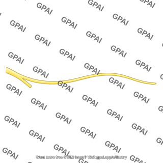 Gold curved line