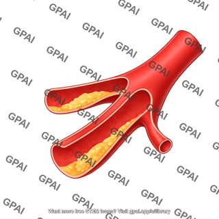 Atherosclerosis 1b intermediate lesion