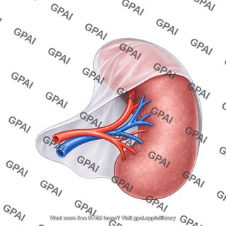 Spleen visceral peritoneum
