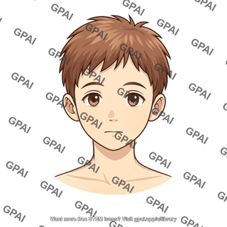 Child head male 304