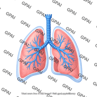 Lungs with pleura human