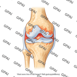 Knee joint arthritic