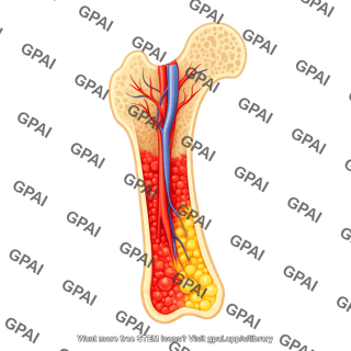 Bone marrow femur red