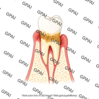 Tooth premolar periodontal disease