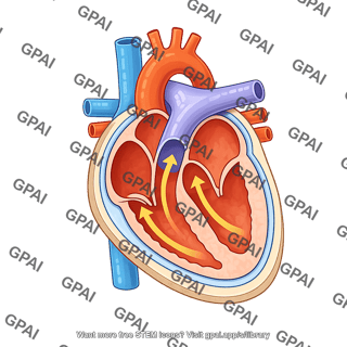 Heart pericardium cross section