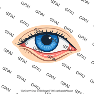 Lower eyelid drooping