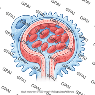 Glomerular capillary loop 434
