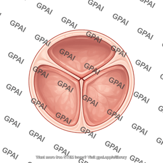 Pulmonary valve closed
