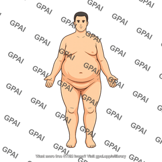 Adult male stage iii abdominal obesity
