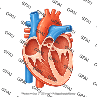 Heart echocardiogram 5 chamber view