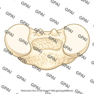 Intercondylar area posterior