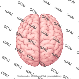 Brain superior view
