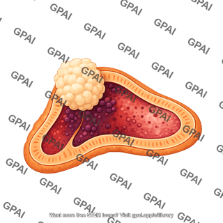 Pheochromocytoma right cross section