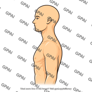 Adult male upper body lateral