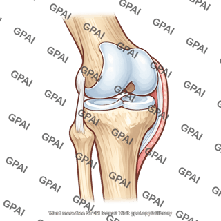 Medial aspect of knee