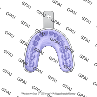 Dental impression lower arch