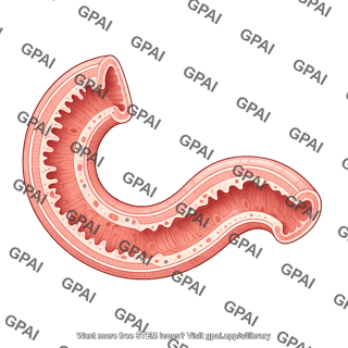 Duodenum cross section 911
