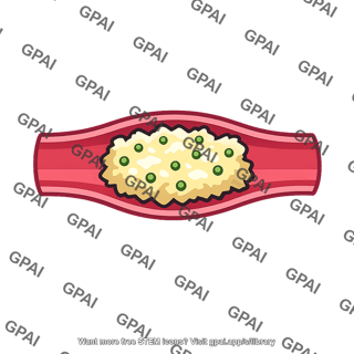Infected embolus
