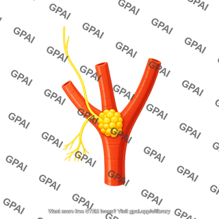 Carotid body with nerve