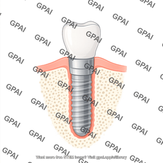 Dental implant premolar