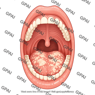 Mouth oral thrush 01