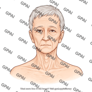 Elderly adult 7 head male anterior 756