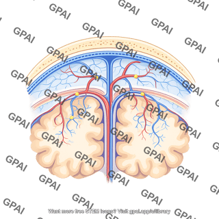 Meninges coronal brain zoomed in