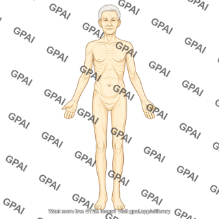 Elderly adult 6 male underweight anterior 96