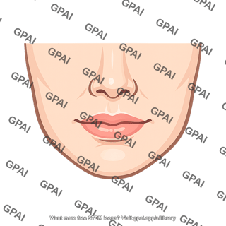 Face lower mid region