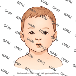 Baby gender neutral head anterior 74