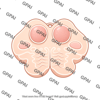 Brainstem cross section midbrain superior colliculus blank