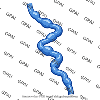 Superficial vein enlarged
