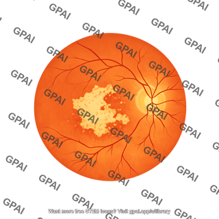 Geographic atrophy of retina advanced