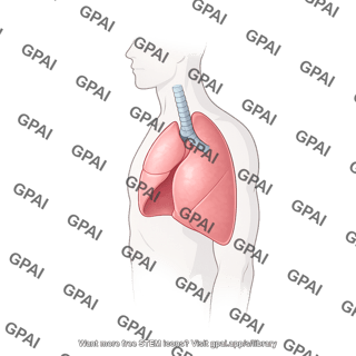 Lung left lobe lateral in male torso