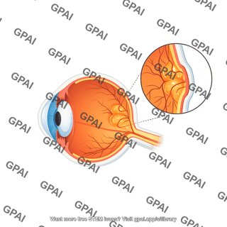 Eye sagittal macular edema zoom