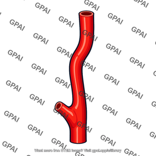 Branched artery
